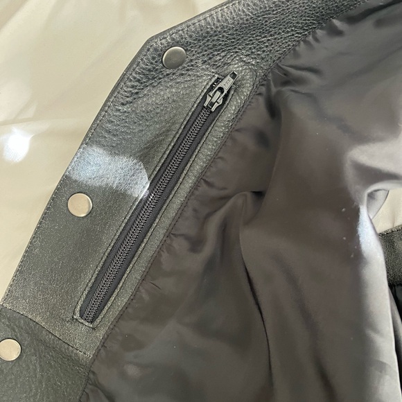 SOLD xlist Harley Davidson TWIN CAM Style Black Leather Vest Men's Size XXXL 3XL - Picture 7 of 14